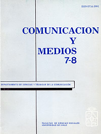 											Ver Núm. 7-8 (1989): Revista Comunicación y Medios
										