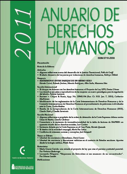 Anuario de Derechos Humanos 2011