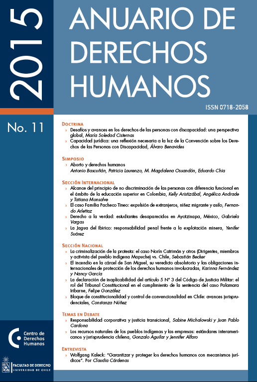 												Ver Núm. 11 (2015): Anuario de Derechos Humanos 2015
											